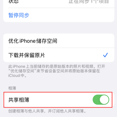 工业园区苹果手机维修分享在iPhone上找不到共享相簿怎么办 