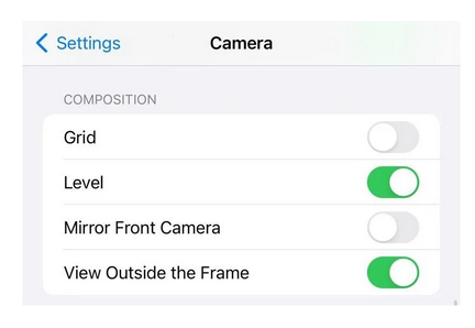 工业园区苹果授权维修点分享iOS17相机水平辅助线怎么用 
