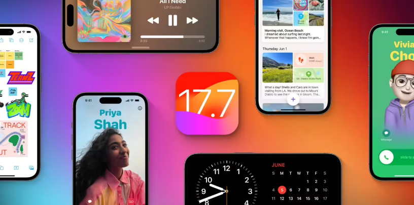 工业园区苹果手机维修分享苹果 iOS / iPadOS 17.7.1 正式版推送 