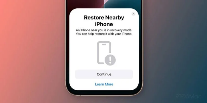 工业园区苹果手机维修分享iOS 18无线恢复功能可用另一部iPhone恢复变砖的iPhone 16 
