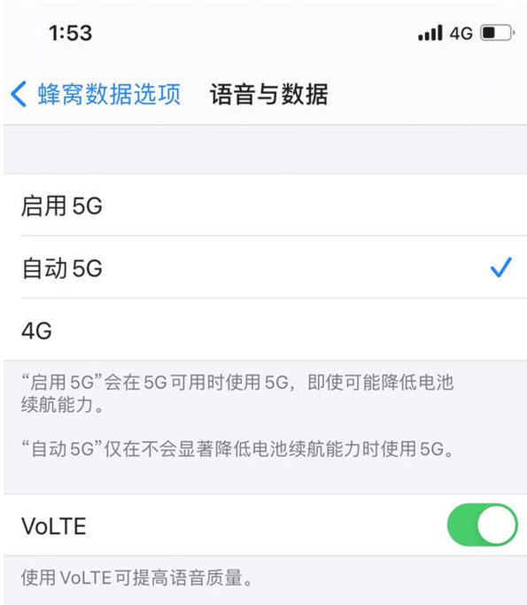工业园区苹果手机维修分享iPhone12如何关闭5g网络 